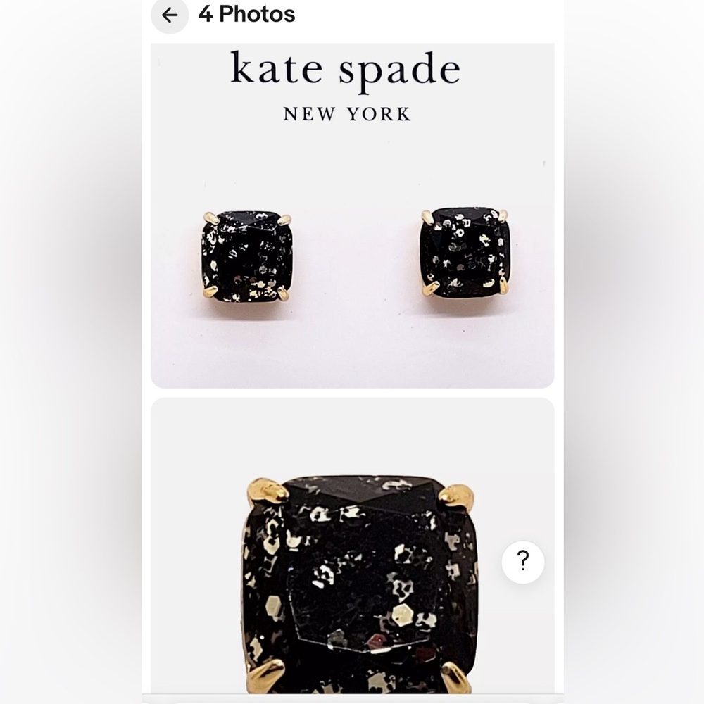 Kate spade earrings. NWT and pink dust bag.